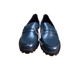 Amazon Essentials Dark Turquoise Constructed Loafers Mocassins Women's Size 11